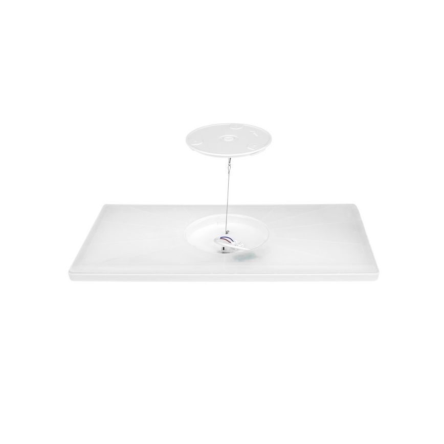 LED Infälld panel NIVERA LED/32W/230V IP54 3000/4000/6000K 29,5x59,5 cm vit