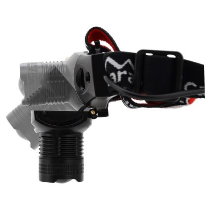 LED Pannlampa LED/3W/3xAAA IP44 svart/röd