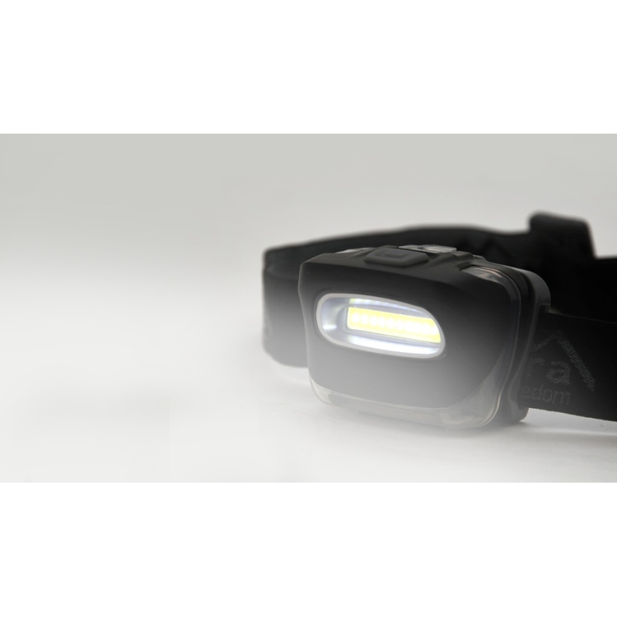 LED Pannlampa LED/3xAAA svart