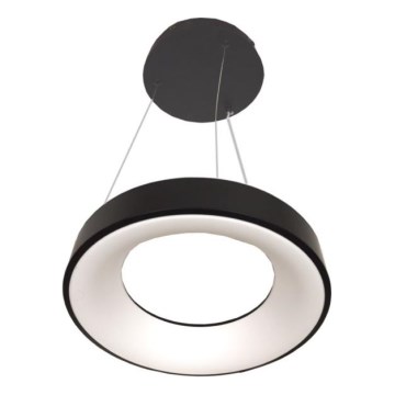 LED Pendel DRAX LED/32W/230V 4000K Ø 38 cm svart