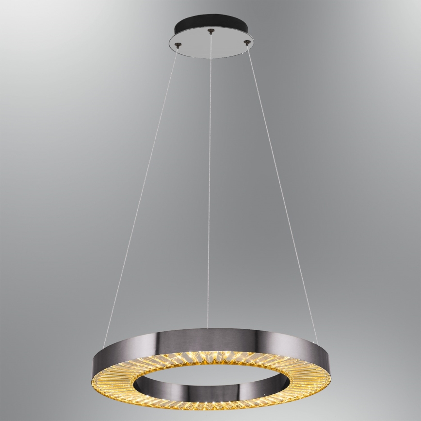 LED-pendel på kabel JESI LED/35W/230V 3000K Ø 60 cm silver