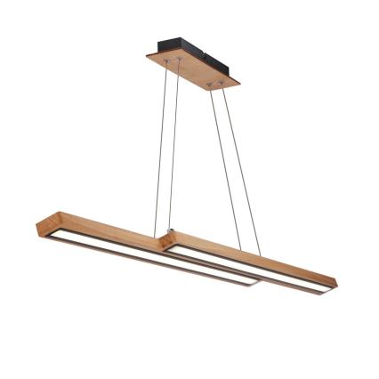 LED-pendel på kabel SENTO LED/19W/230V trä