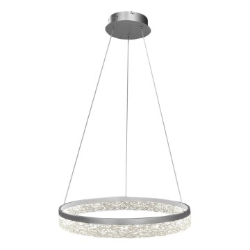 LED-pendel på vajer GALA LED/25W/230V Ø 50 cm silver