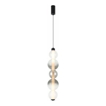 LED-pendel på vajer LUMMI LED/19W/230V svart/rökfärgad