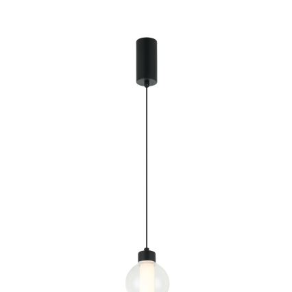 LED-pendel på vajer LUMMI LED/19W/230V svart/rökfärgad