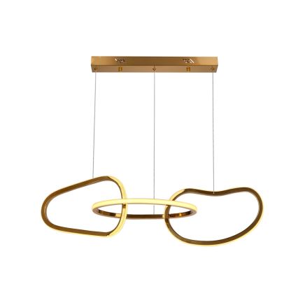 LED-pendellampa ANNELI på vajer LED/30W/230V 80 cm guld