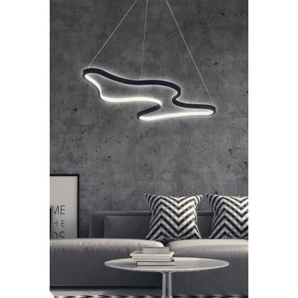 LED Pendellampa ARTISAN LED/36W/230V 6500K svart