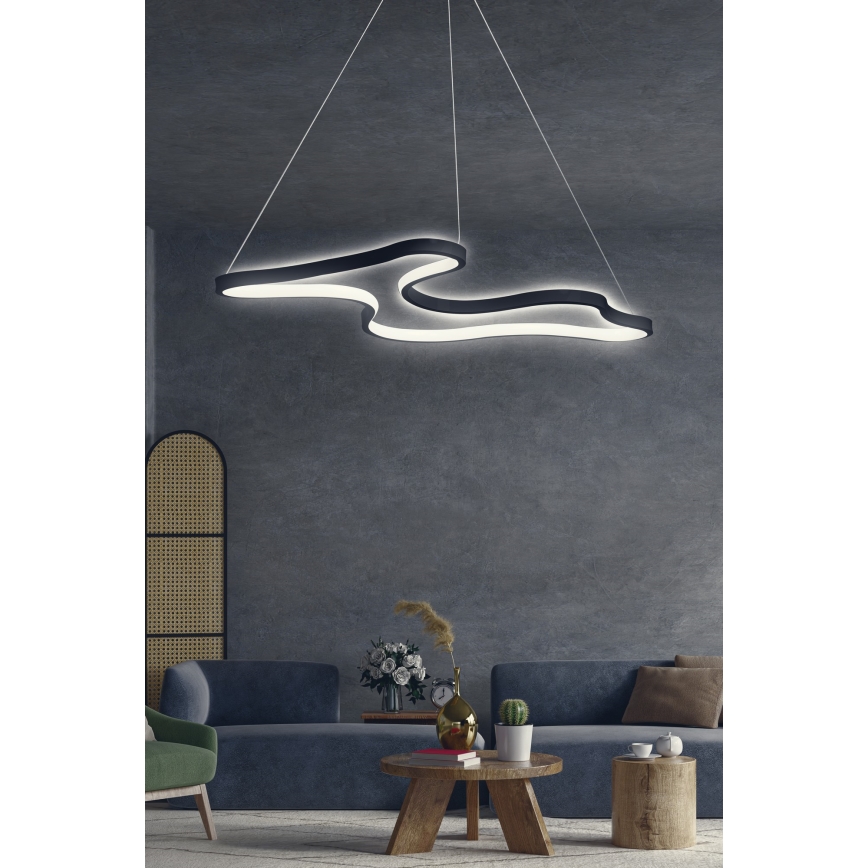 LED Pendellampa ARTISAN LED/36W/230V 6500K svart