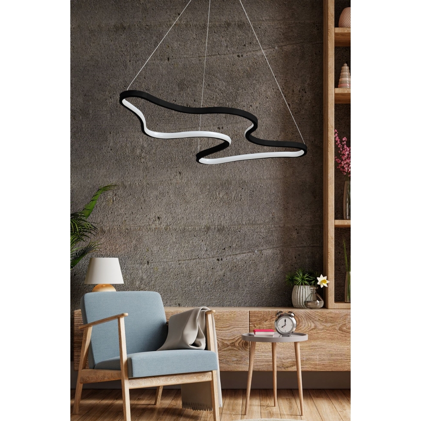 LED Pendellampa ARTISAN LED/36W/230V 6500K svart