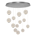 LED Pendellampa CREMONA 13xLED/5W/230V 3000K matt krom