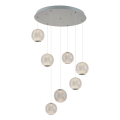 LED Pendellampa CREMONA 7xLED/5W/230V 3000K matt krom