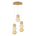 LED Pendellampa CREMONA LED/17W/230V 3000K guld