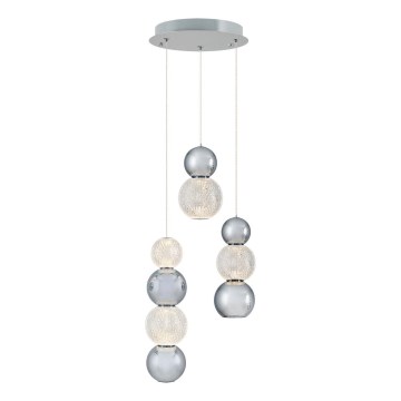 LED Pendellampa CREMONA LED/17W/230V 3000K matt krom