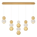 LED Pendellampa CREMONA LED/27W/230V 3000K guld