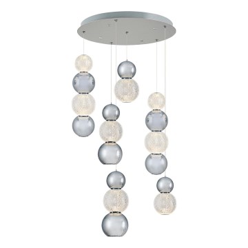 LED Pendellampa CREMONA LED/34W/230V 3000K matt krom