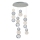 LED Pendellampa CREMONA LED/34W/230V 3000K matt krom
