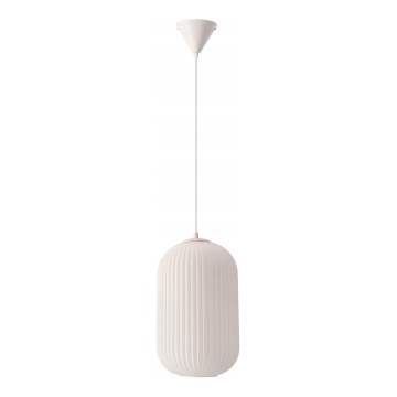 LED pendellampa CRESTO 1xE27/40W/230V vit