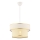 LED Pendellampa ERO 1xE27/60W/230V krém / zlat