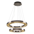 LED pendellampa JESI LED/140W/230V 3000K 100 cm silver