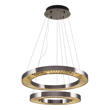 LED pendellampa JESI LED/140W/230V 3000K 100 cm silver