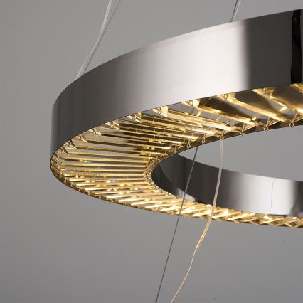 LED pendellampa JESI LED/140W/230V 3000K 100 cm silver