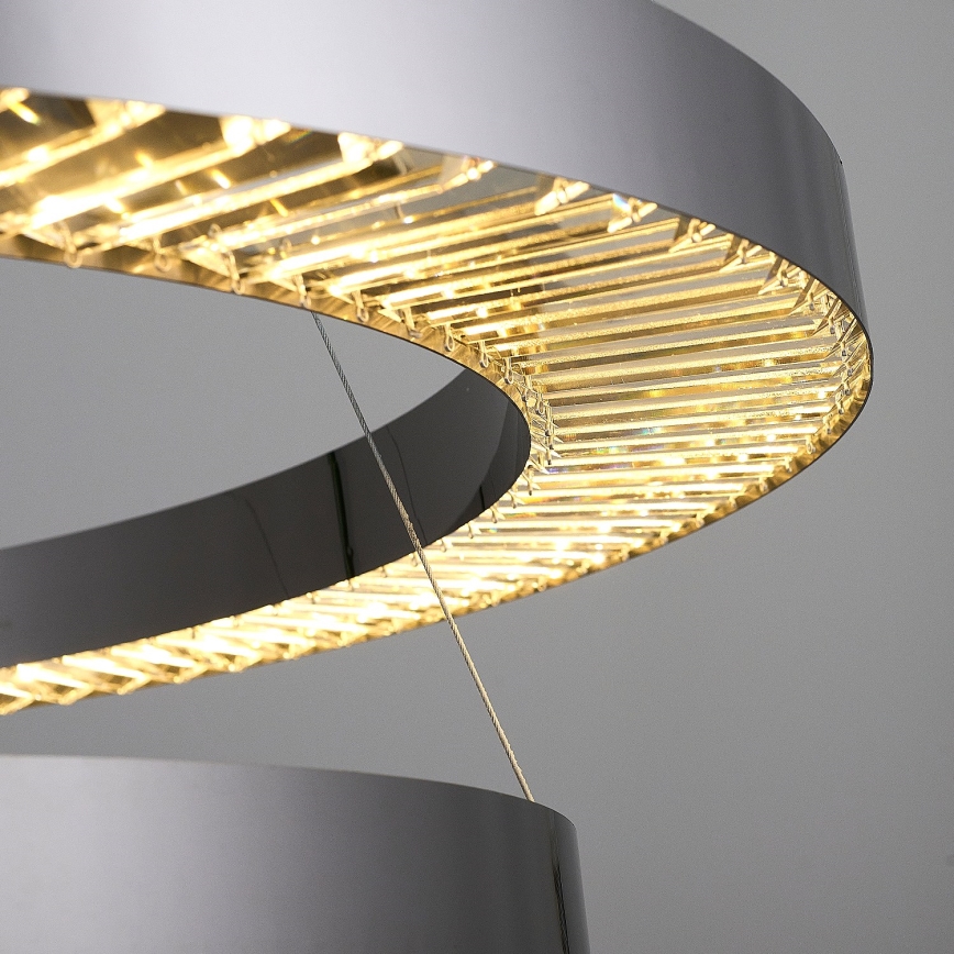 LED pendellampa JESI LED/140W/230V 3000K 100 cm silver