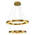 LED Pendellampa JESI LED/140W/230V 3000K diameter 100 cm brons