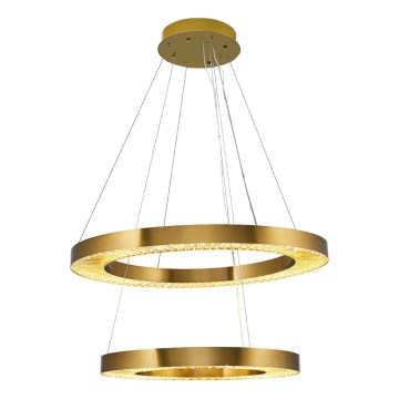 LED Pendellampa JESI LED/140W/230V 3000K diameter 100 cm brons