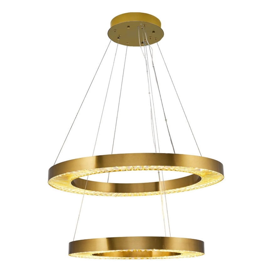 LED Pendellampa JESI LED/140W/230V 3000K diameter 100 cm brons