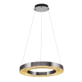 LED Pendellampa JESI LED/35W/230V 3000K diameter 60 cm silver