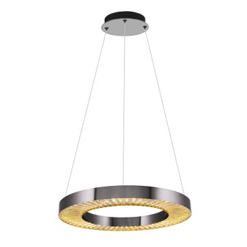 LED Pendellampa JESI LED/35W/230V 3000K diameter 60 cm silver