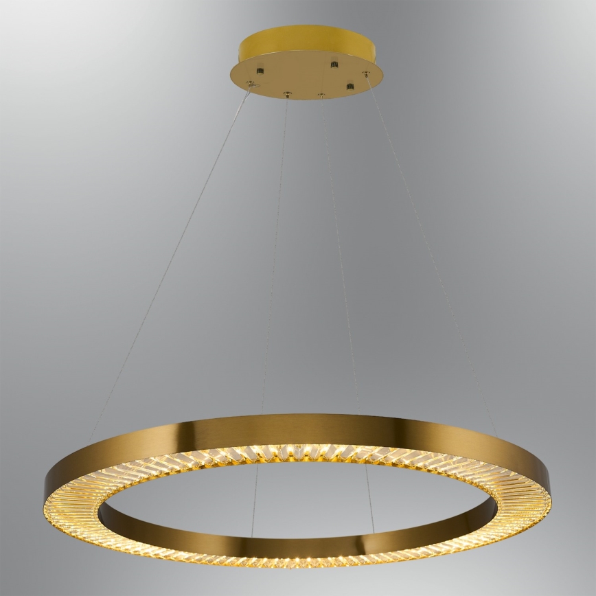 LED Pendellampa JESI LED/90W/230V 3000K diameter 100 cm brons