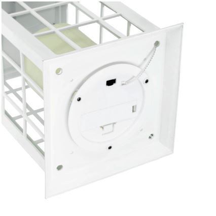 LED Pendellampa med solceller LED/0,02W/1,2V 1xAA 2700K IP44 200 mAh vit