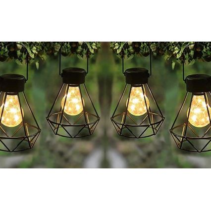 LED Pendellampa med solceller LED/0,1W/1,2V 600 mAh diameter 13 cm