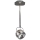 LED pendelljuskrona BALL 1xGU10/5W/230V