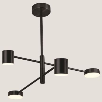 LED pendelljuskrona LED/24W/230V 3000K svart