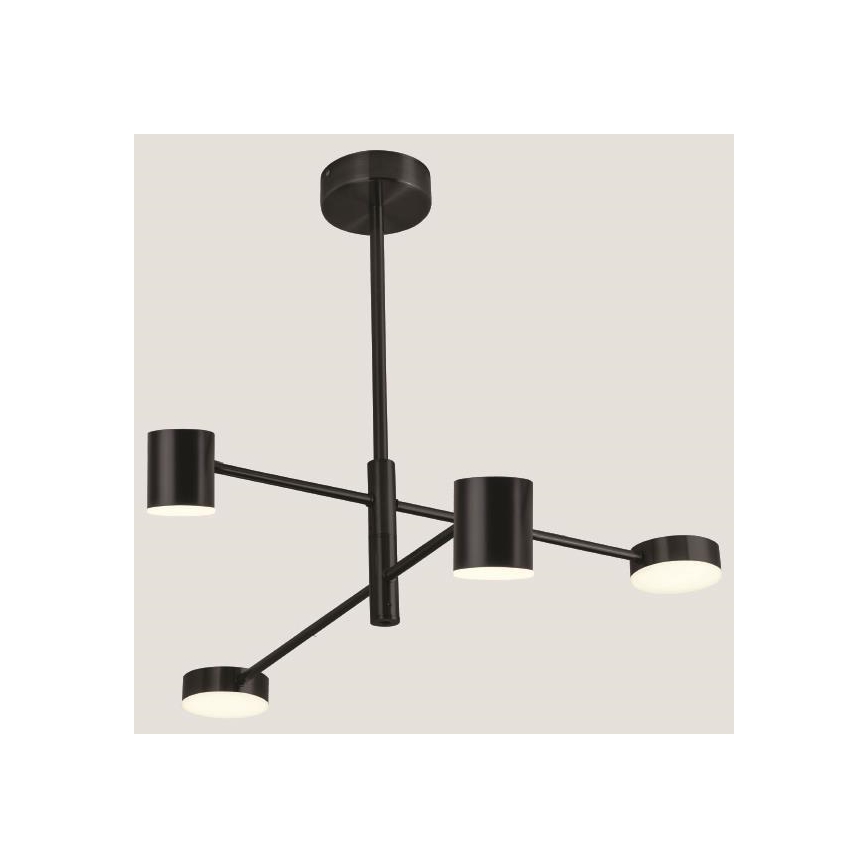 LED pendelljuskrona LED/24W/230V 3000K svart