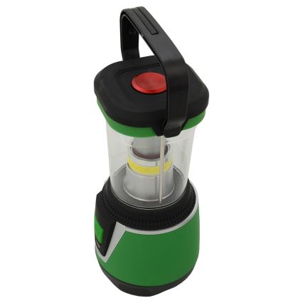LED Portabel lampa LED/3xLR20 IP44 svart/grön+ fjärrkontroll