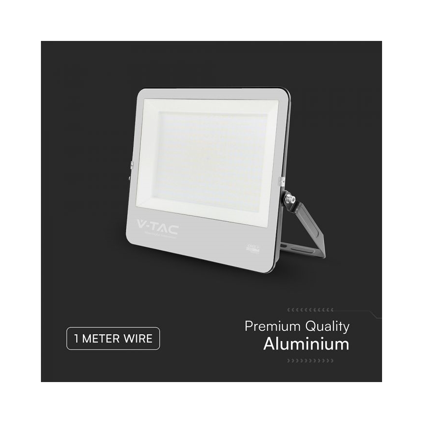 LED-reflektor LED/300W/230V 4000K IP65 svart