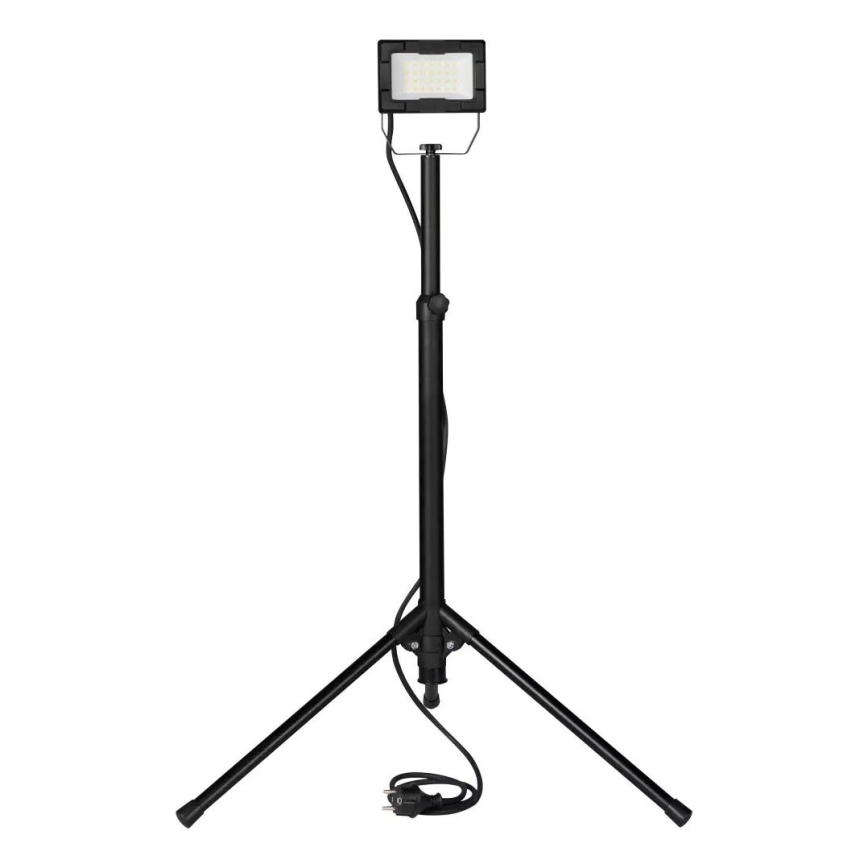 LED-reflektor med stativ LED/20W/230V 5000K IP65 svart