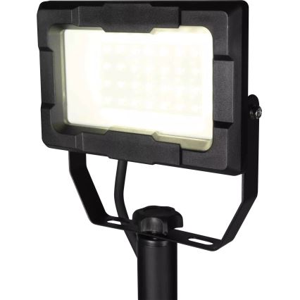 LED-reflektor med stativ LED/20W/230V 5000K IP65 svart