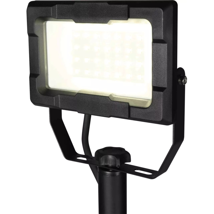 LED-reflektor med stativ LED/20W/230V 5000K IP65 svart