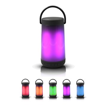 LED RGB Bordslampa med Bluetooth Högtalare 5W/3,7V 2000 mAh