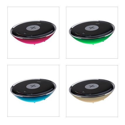 LED RGB Bordslampa med en Trådlös laddare LED/10W/230V