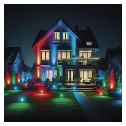 LED RGB+CCT Dimbar strålkastare GoSmart LED/20W/230V 3000-6500K IP65 Wi-Fi Tuya