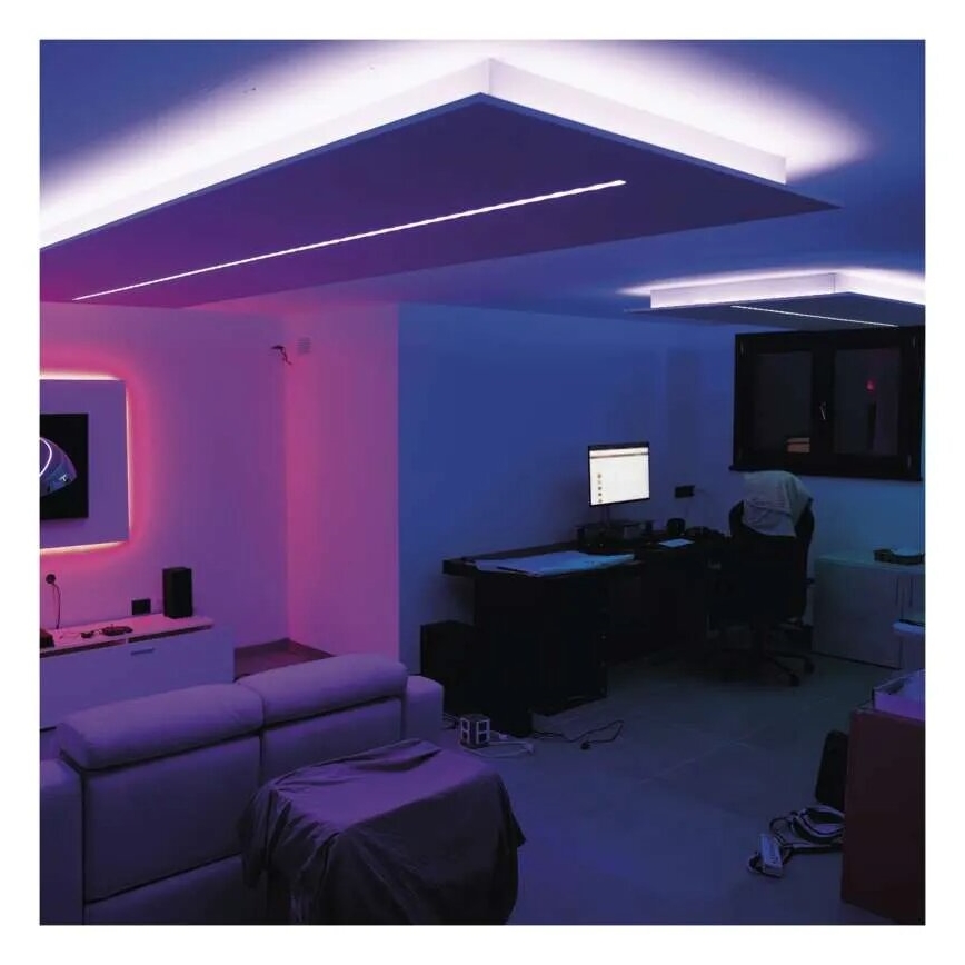 LED RGB+CCT Dimbar remsa GOSMART LED/21W/230V 5 m 2700-6500K IP44 Wi-Fi + fjärrkontroll