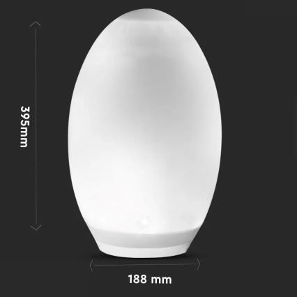 LED RGB dekorativ sollampa 0,2W/1xAA IP44