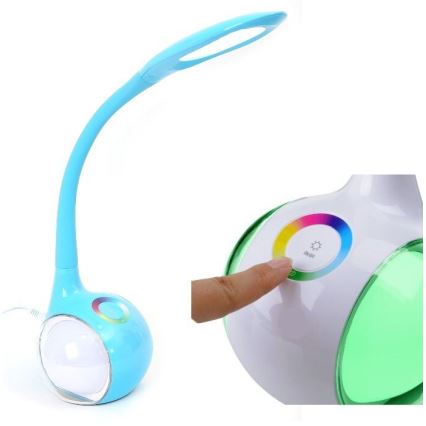 LED RGB Dimbar Bordslampa LED/7W/230V blå