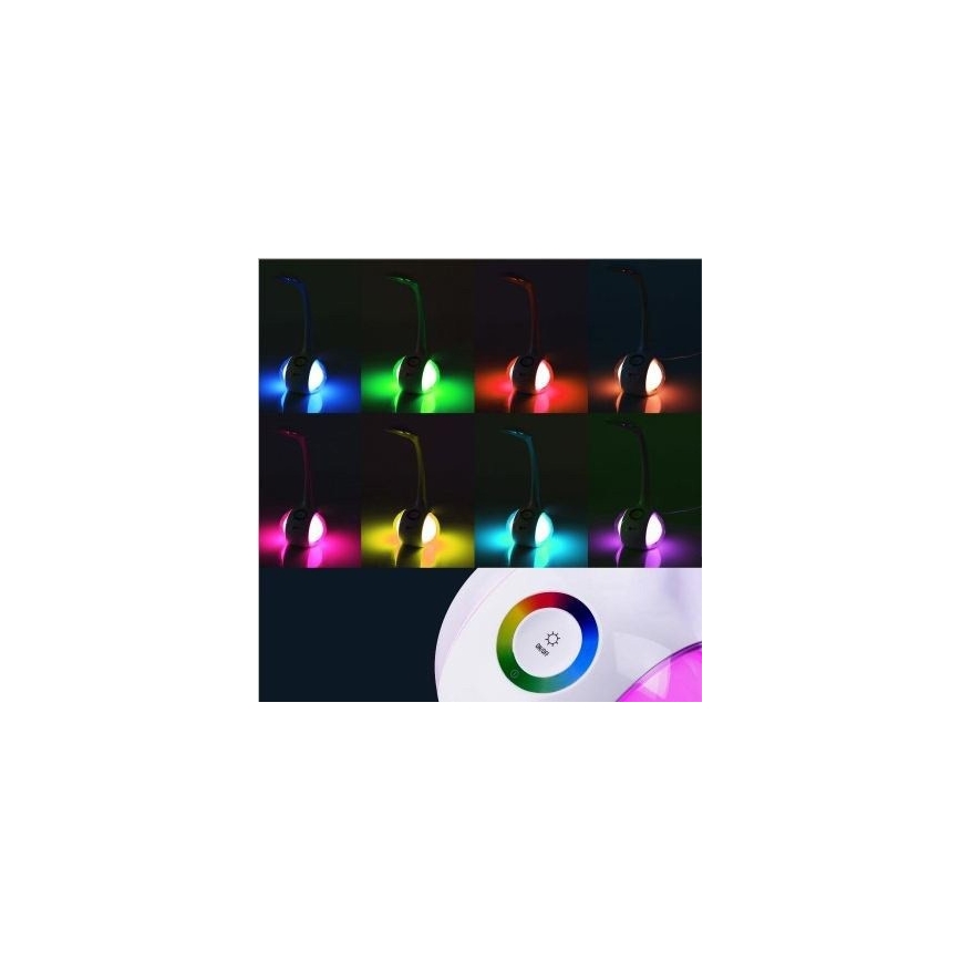 LED RGB Dimbar Bordslampa LED/7W/230V blå