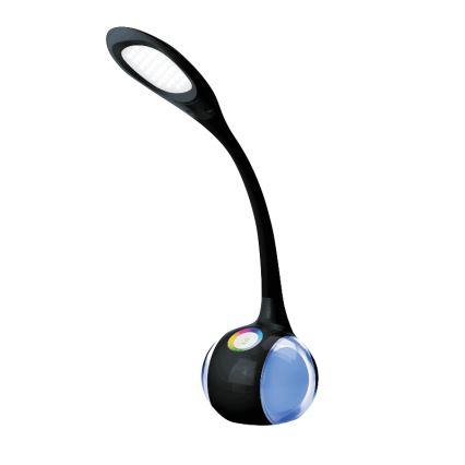 LED RGB Dimbar Bordslampa LED/7W/230V svart